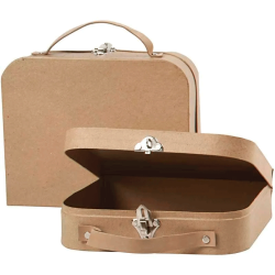 Kufferter - 25,5 x 20 x 8 + 22,5 x 18 x 6,5 cm - 2 stk