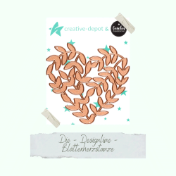 Creative-depot - Die - Bltterherzstanze / Bladhjerte