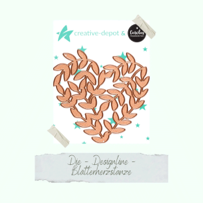 Creative-depot - Die - Bltterherzstanze / Bladhjerte