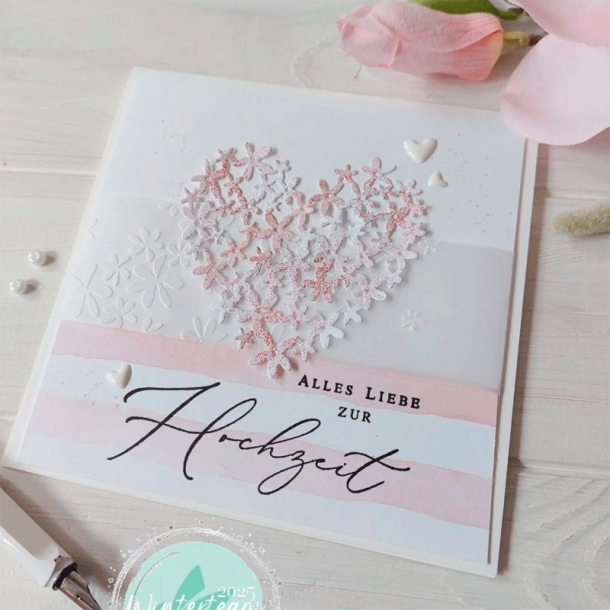 Creative-depot - Die - Blmchenherzstanze / Blomsterhjerte