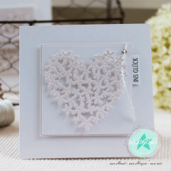 Creative-depot - Die - Blmchenherzstanze / Blomsterhjerte