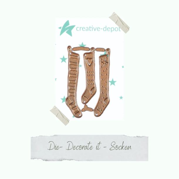 Creative-depot - Die - Decorate it - Socken / Lange sokker