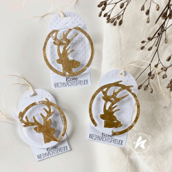 Creative-depot - Die - Hirschkopf Duo / Hjortehoved par