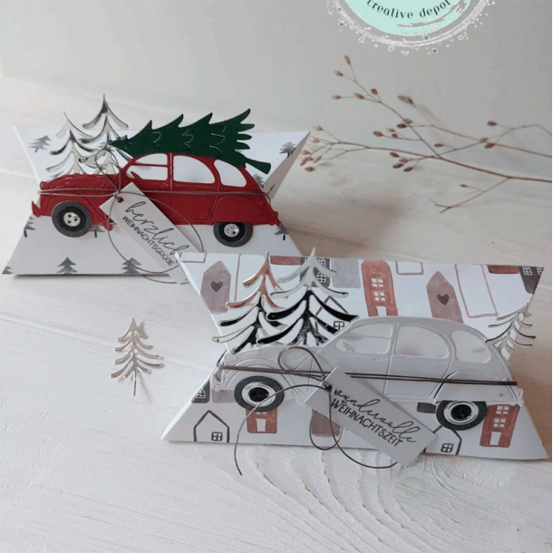 Creative-depot - Die - Weihnachtsauto / Julebil