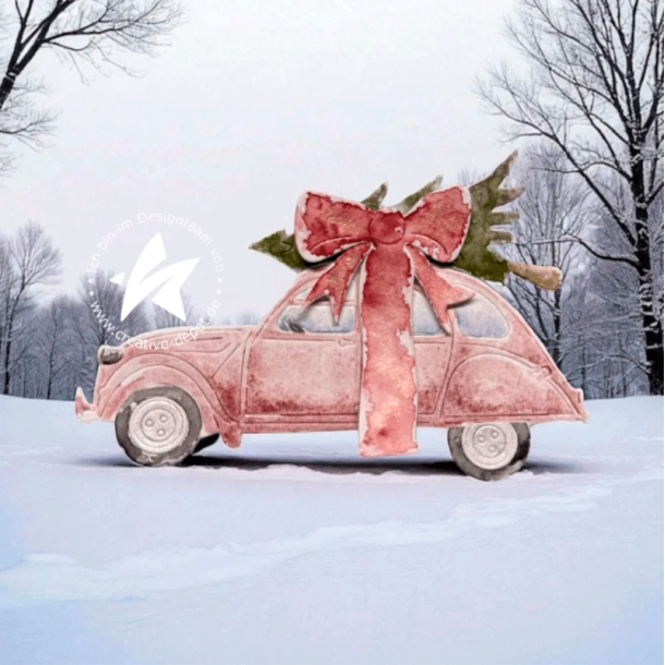Creative-depot - Die - Weihnachtsauto / Julebil