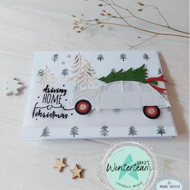 Creative-depot - Die - Weihnachtsauto / Julebil