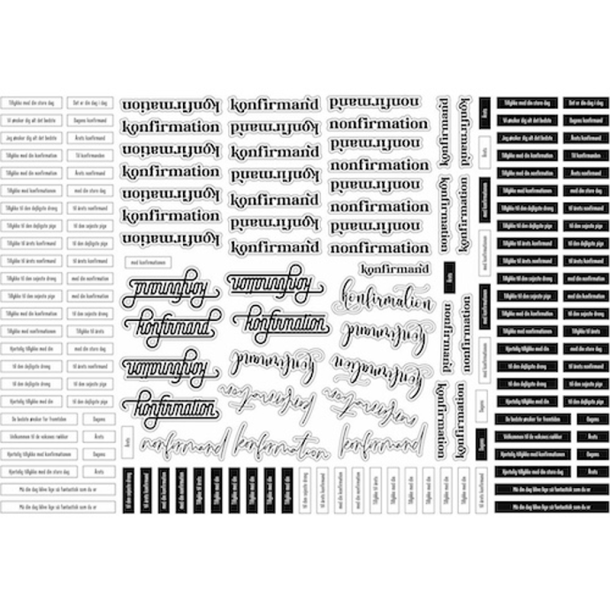 Dan Cuts - Konfirmations tekster