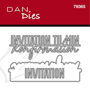 Dan Dies - Die - Invitation til min konfirmation