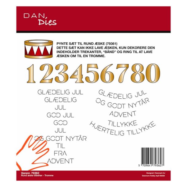 Dan Dies - Die - Rund ske tilbehr - Tromme