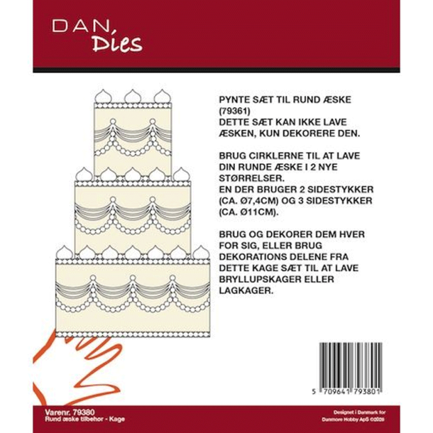 Dan Dies - Die - Tilbeh�r til Rund �ske - Kage