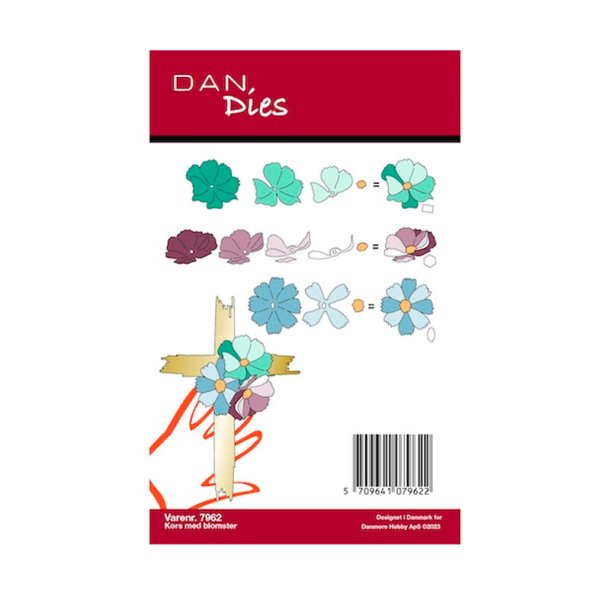 Dan Dies - Die - Kors med Blomster