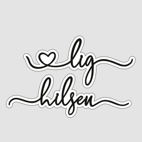 Design5 - Die - Hjertelig hilsen m. skygge