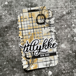 Design5 - Die - K�mpe tag med boblekant