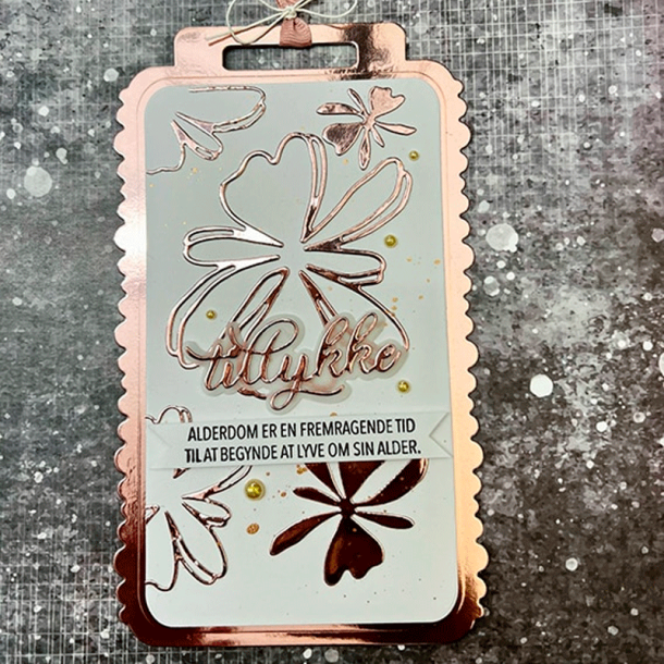 Design5 - Die - K�mpe tag med boblekant