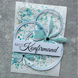 Design5 - Die - K�mpe tag med boblekant