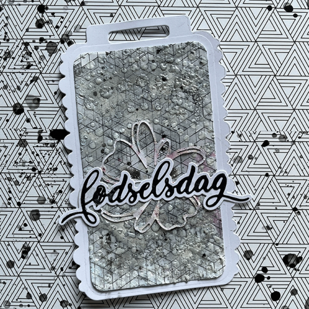 Design5 - Die - K�mpe tag med boblekant