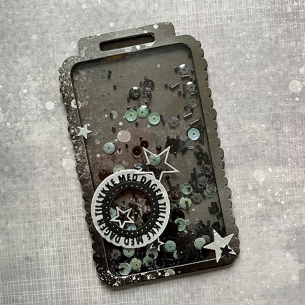 Design5 - Die - K�mpe tag - Outline boblekant