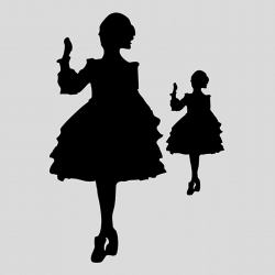 Design5 - Die - Silhouette Pige 2