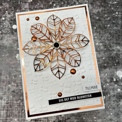 Design5 - 3D Embossingfolder A5 - Mix af flag 