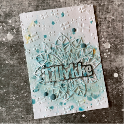 Design5 - 3D Embossingfolder A5 - Mix af flag 