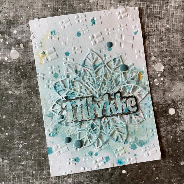 Design5 - 3D Embossingfolder A5 - Mix af flag 