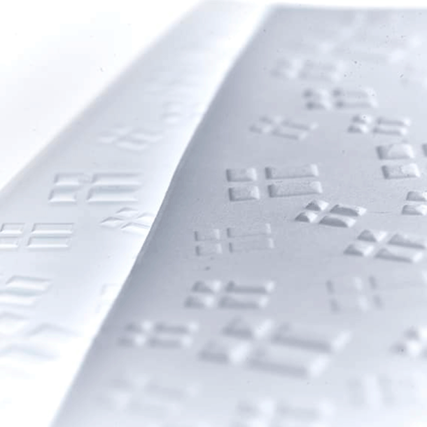 Design5 - 3D Embossingfolder A5 - Mix af flag 