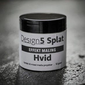 Design5 - Splat - Effekt maling - Hvid