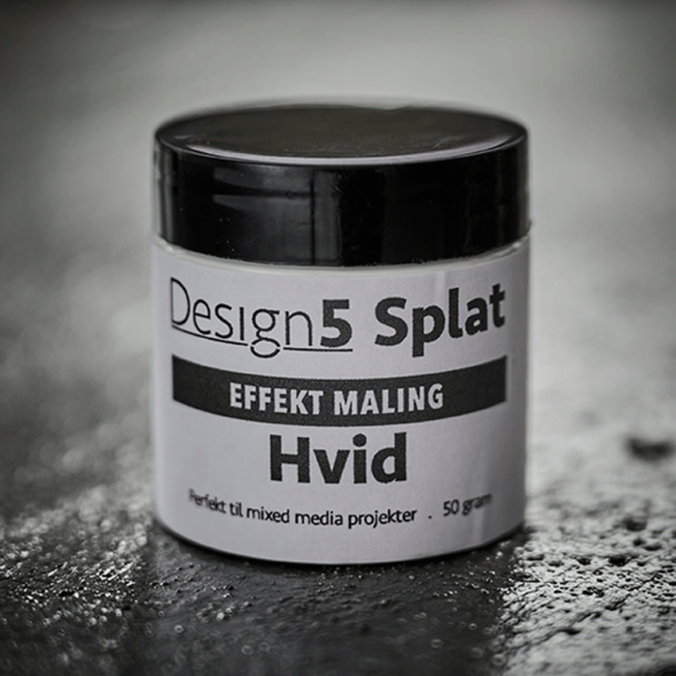 Design5 - Splat - Effekt maling - Hvid