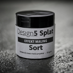 Design5 - Splat - Effekt maling - Sort