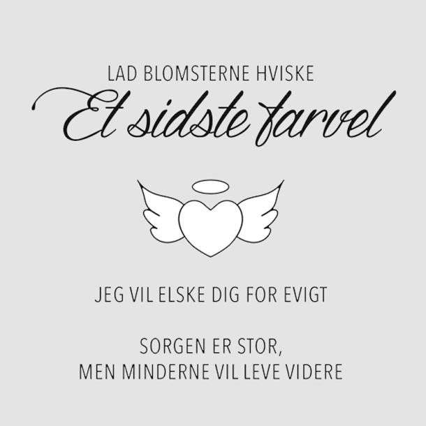 Design5 - Stempel - Et sidste farvel