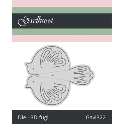 Gavlhusets Design - Die - 3D-fugl