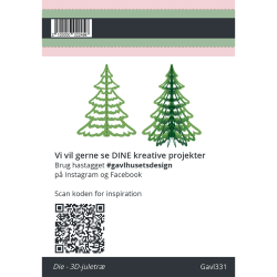 Gavlhusets Design - Die - 3D-juletr