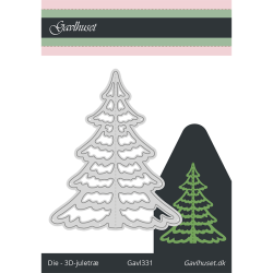 Gavlhusets Design - Die - 3D-juletr