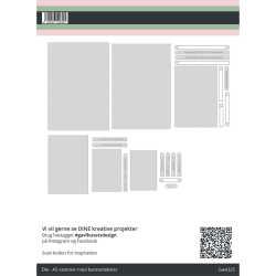 Gavlhusets Design - Die - A5-rammer med bannertekster