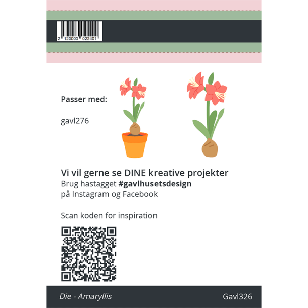 Gavlhusets Design - Die - Amaryllis