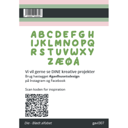 Gavlhusets Design - Die - Bldt alfabet