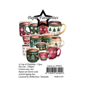 Paper Favourites - Die-Cuts - A Cup of Christmas / En kop Jul