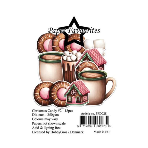 Paper Favourites - Die-Cuts - Christmas Candy #2 / Juleslik 2