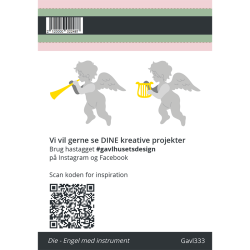 Gavlhusets Design - Die - Engel med instrument