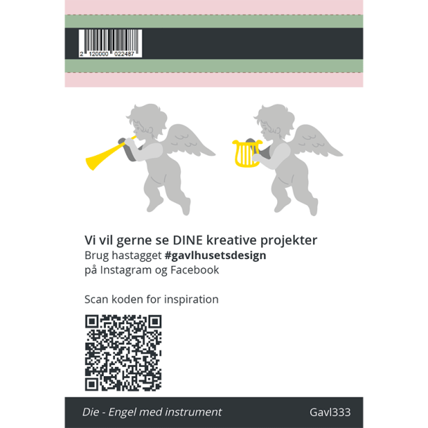 Gavlhusets Design - Die - Engel med instrument