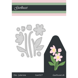 Gavlhusets Design - Die - Julerose
