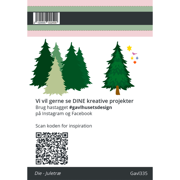 Gavlhusets Design - Die - Juletr
