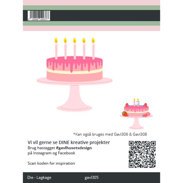 Gavlhusets Design - Die - Lagkage