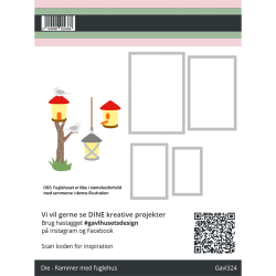 Gavlhusets Design - Die - Rammer med fuglehus