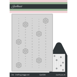 Gavlhusets Design - Die - Snefnug baggrund