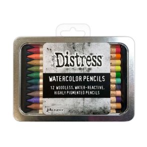 Tim Holtz / Ranger Ink - Akvarelblyanter - Set 4