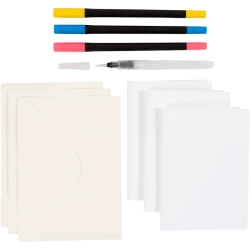 Mini DIY Kit - Akvarel - Kort med kuverter