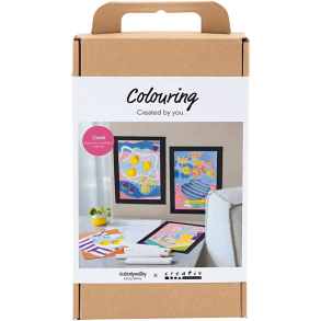 DIY Kit - Farvelgning - Paint by numbers - Markers