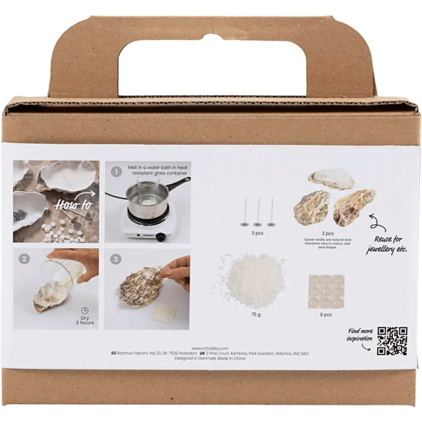 Mini DIY Kit - Lysstbning - Soyalys i stersskaller
