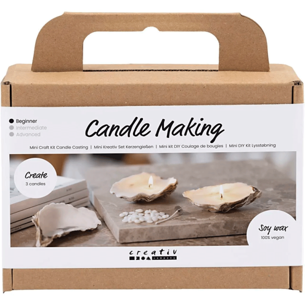 Mini DIY Kit - Lysstbning - Soyalys i stersskaller